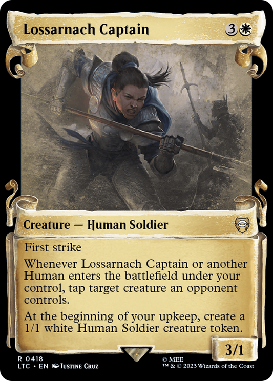 Lossarnach Captain (LTC-418) (Showcase) (Scroll) (Foil)