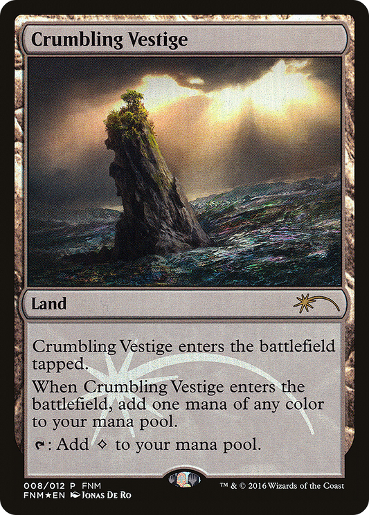 Crumbling Vestige (FNM-008) (Foil)