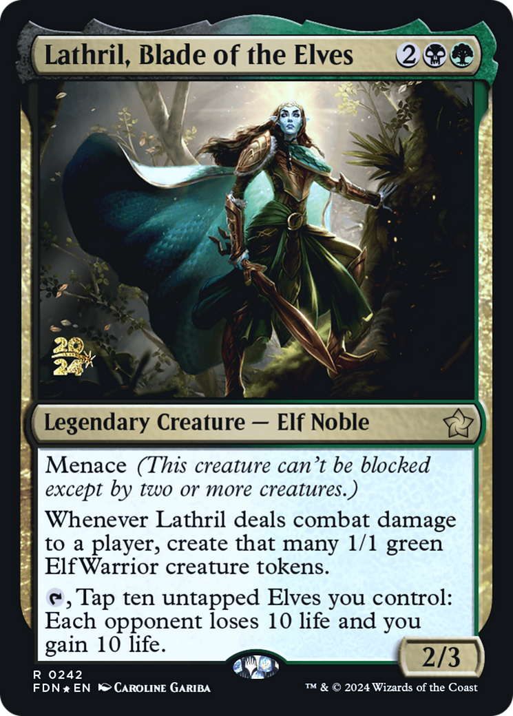 Lathril, Blade of the Elves (PRE-242S) (Foil)