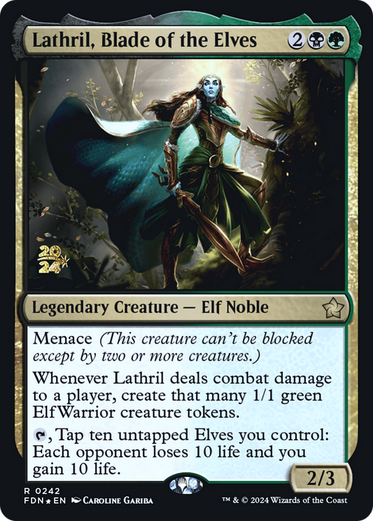 Lathril, Blade of the Elves (PRE-242S) (Foil)