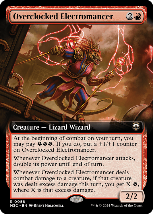 Overclocked Electromancer (M3C-058) (Extended Art)