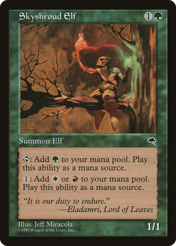 Skyshroud Elf (TMP-255)