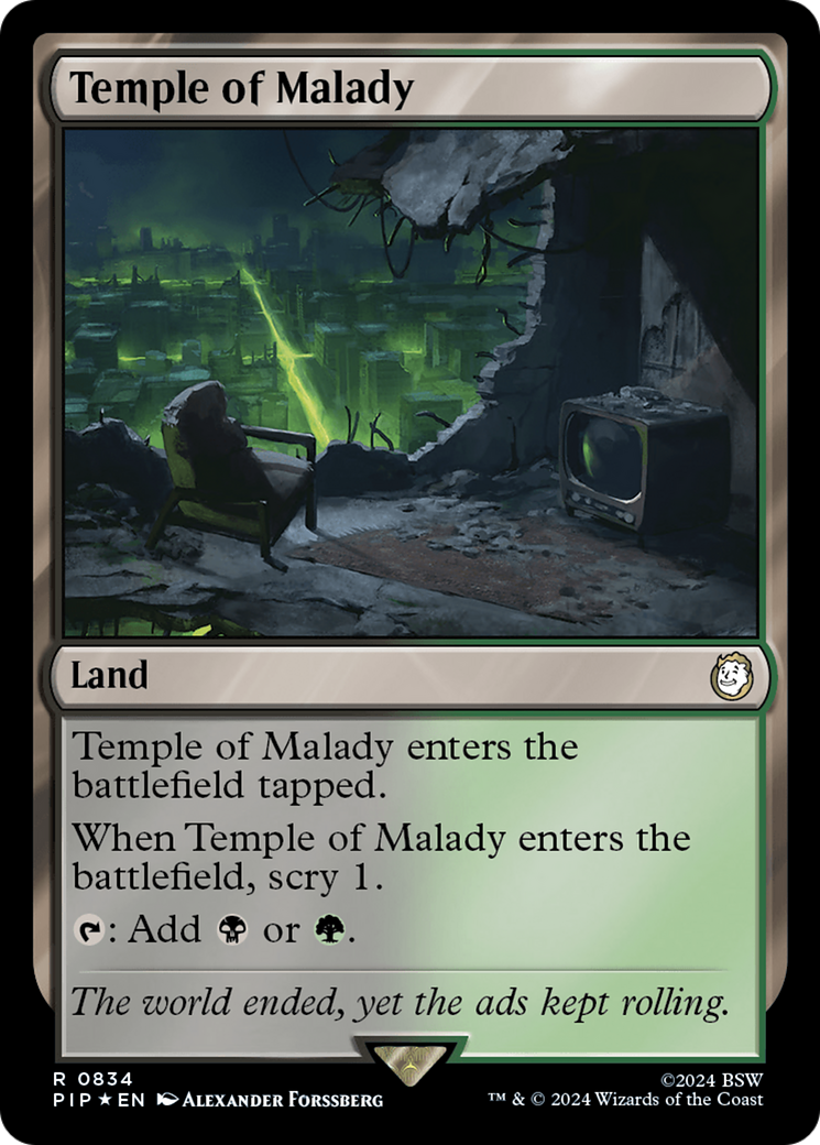 Temple of Malady (PIP-834) (Surge Foil)