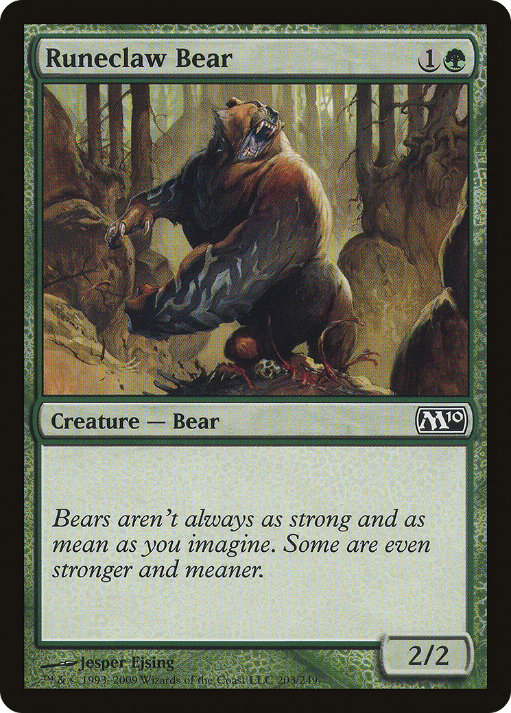 Runeclaw Bear (M10-203) (Foil)