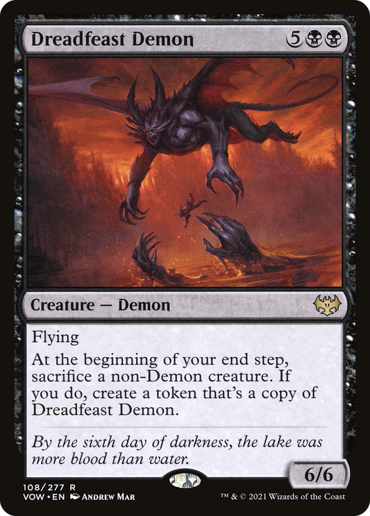 Dreadfeast Demon (VOW-108) (Foil)