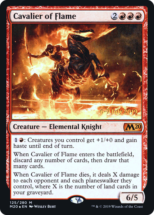 Cavalier of Flame (PRE-125S) (Foil)