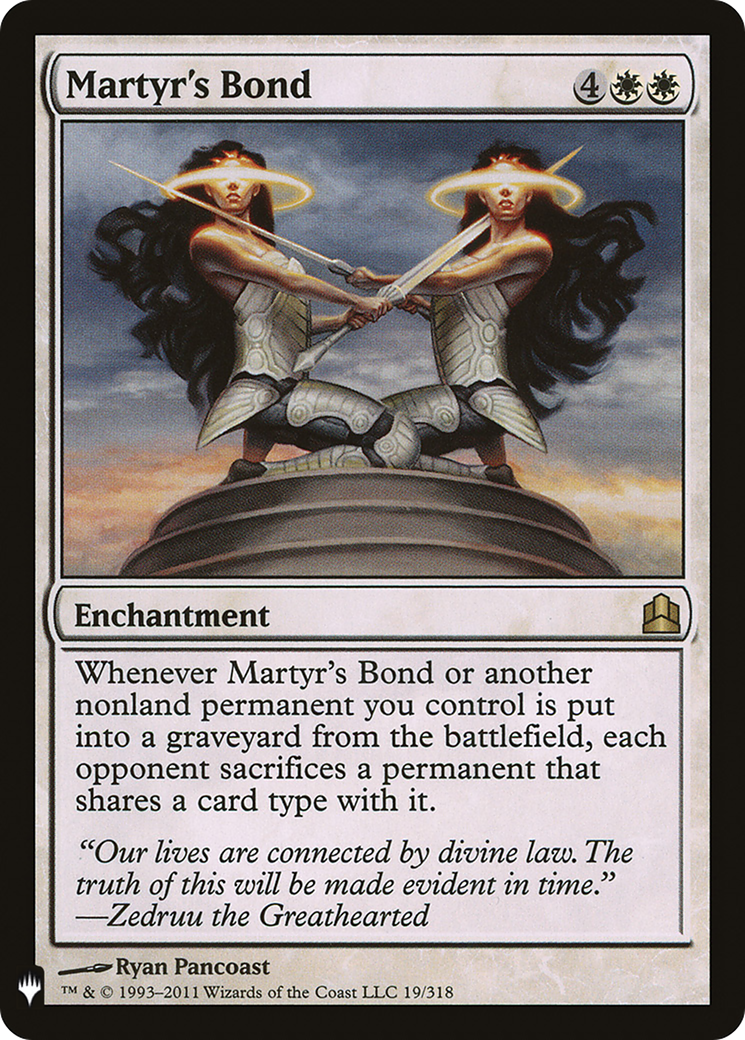 Martyr's Bond (LIST-CMD-19)
