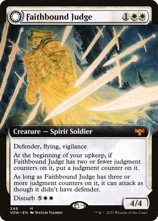 Faithbound Judge // Sinner's Judgment (VOW-348) (Extended Art) (Foil)
