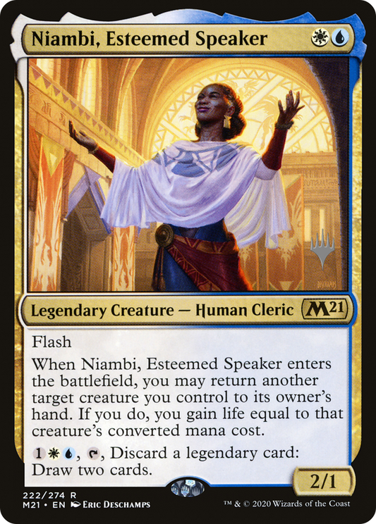 Niambi, Esteemed Speaker (PPM21-222P) (Foil)