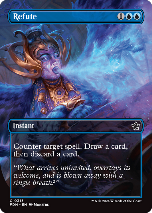 Refute (FDN-313) (Borderless) (Foil)