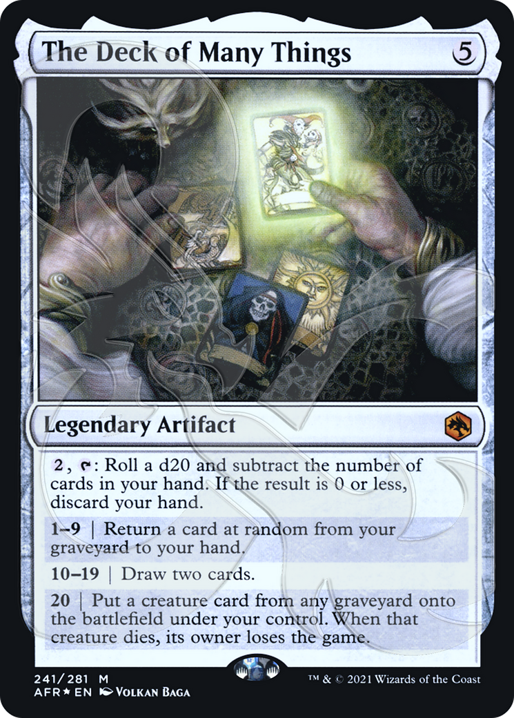 The Deck of Many Things (AFR&-241A) (Foil)