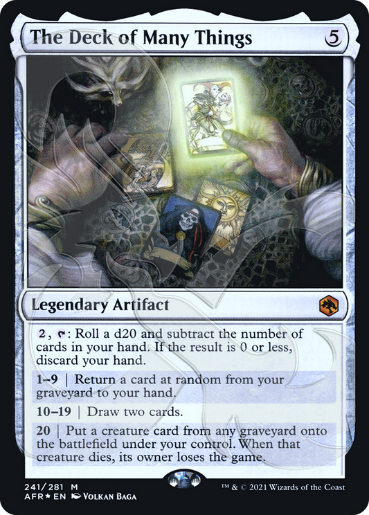 The Deck of Many Things (AFR&-241A) (Foil)