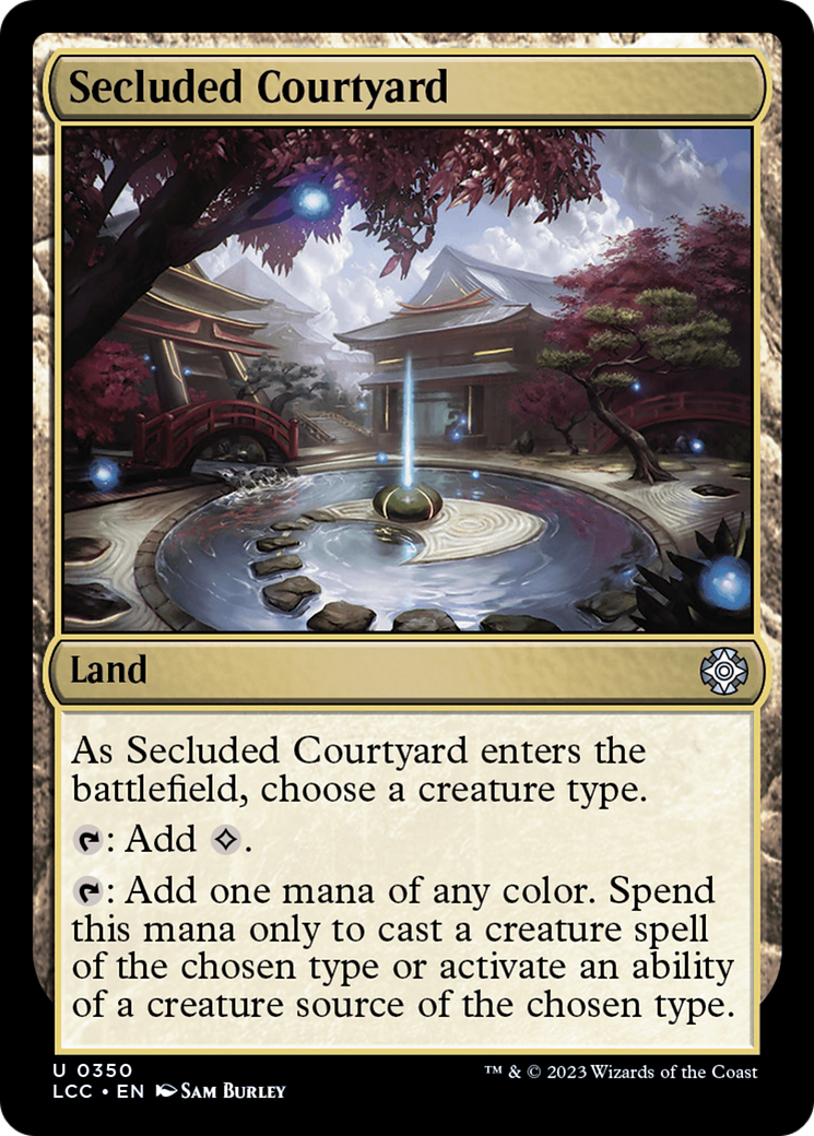 Secluded Courtyard (LCC-350)