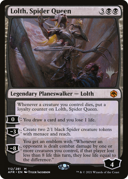 Lolth, Spider Queen (PPAFR-112P) (Foil)