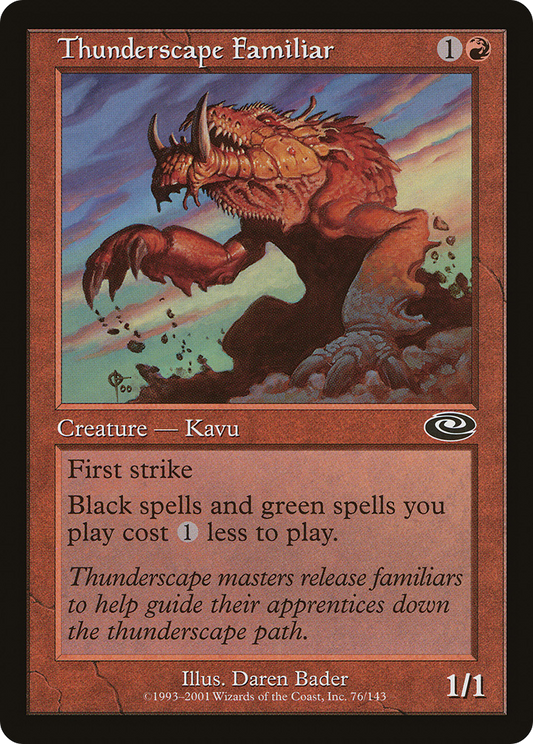 Thunderscape Familiar (PLS-076) (Foil)