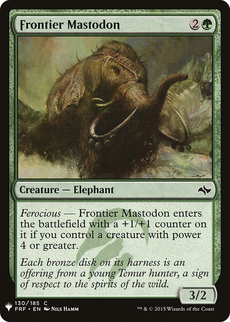 Frontier Mastodon (LIST-FRF-130)