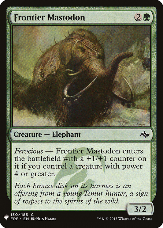 Frontier Mastodon (LIST-FRF-130)