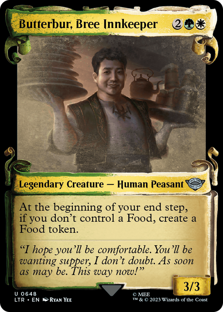 Butterbur, Bree Innkeeper (LTR-648) (Showcase) (Scroll) (Foil)