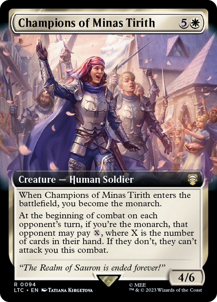 Champions of Minas Tirith (LTC-094) (Extended Art)