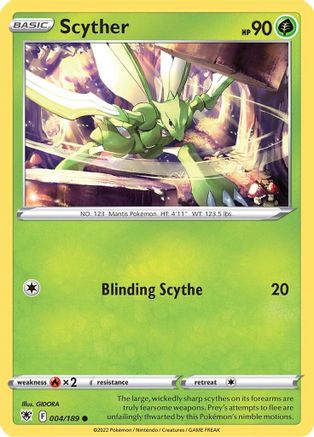Scyther (004) (ASR-004) (Reverse Holofoil)