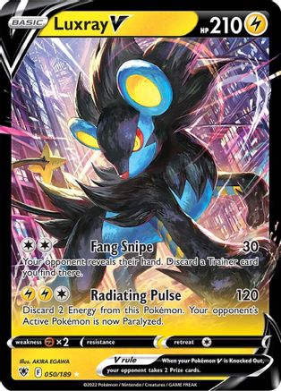 Luxray V (ASR-050) (Holofoil)