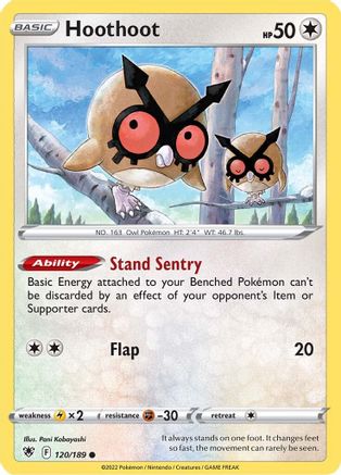 Hoothoot (ASR-120) (Reverse Holofoil)