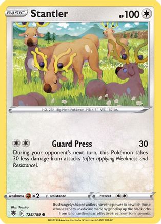 Stantler (ASR-125) (Reverse Holofoil)