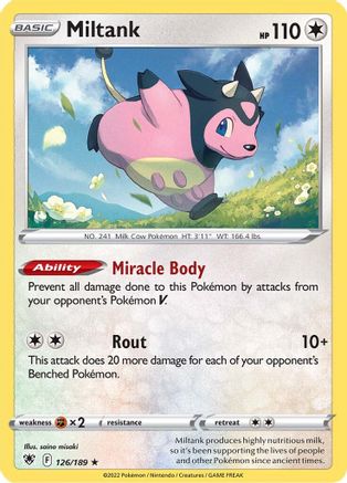 Miltank (ASR-126) (Reverse Holofoil)