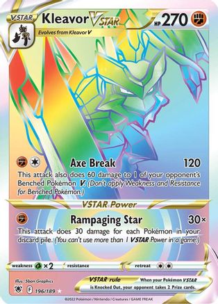 Kleavor VSTAR (Secret) (ASR-196) (Holofoil)