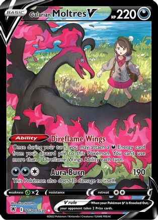 Galarian Moltres V (ASR:TG-TG20) (Holofoil)