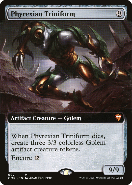 Phyrexian Triniform (CMR-697) (Extended Art)