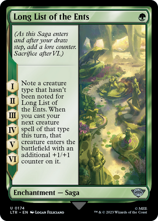 Long List of the Ents (LTR-174) (Foil)