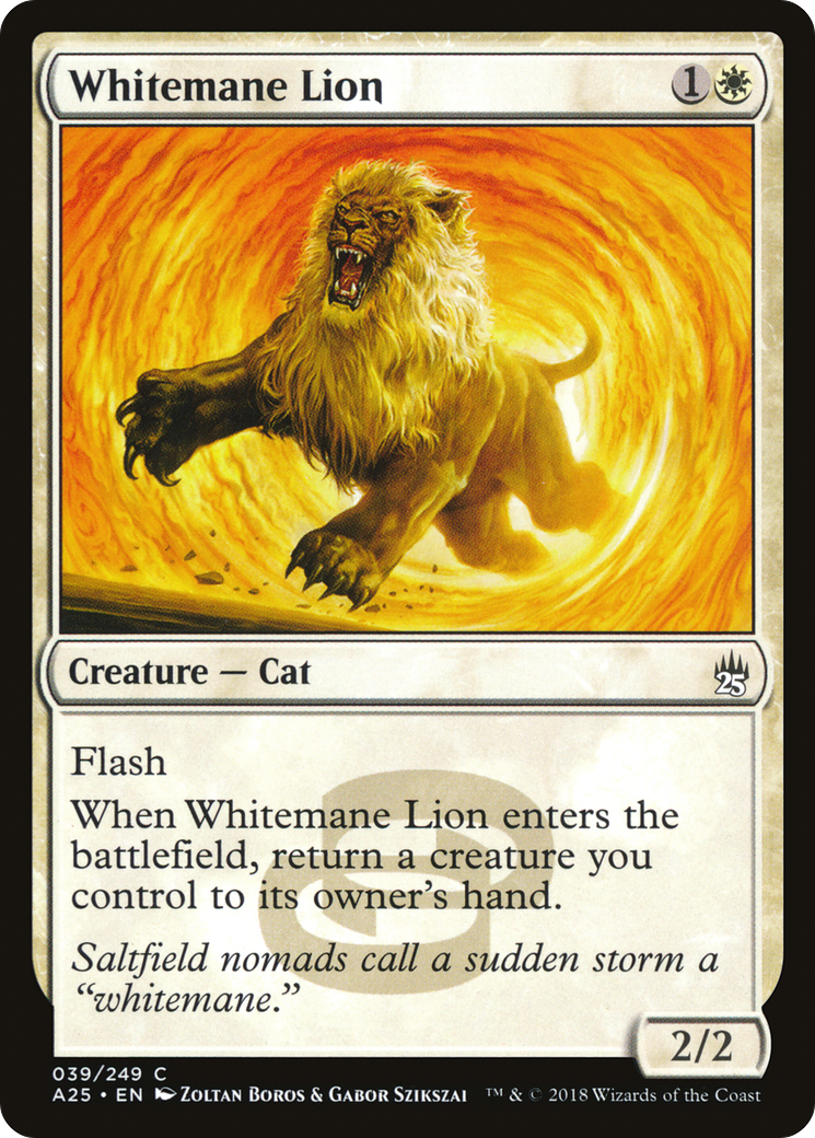 Whitemane Lion (A25-039)