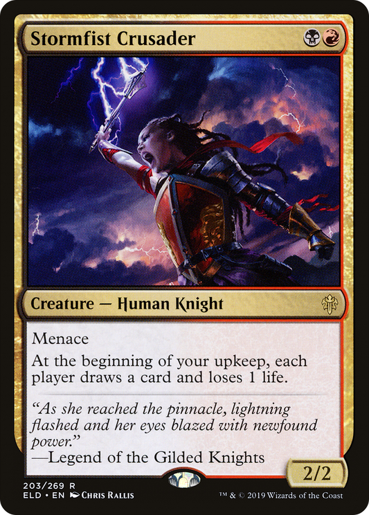 Stormfist Crusader (ELD-203) (Foil)