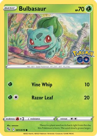 Bulbasaur (PGO-001) (Reverse Holofoil)