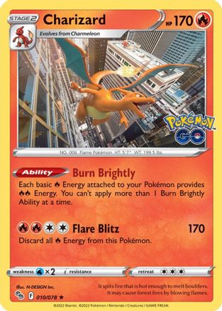 Charizard (PGO-010) (Holofoil)
