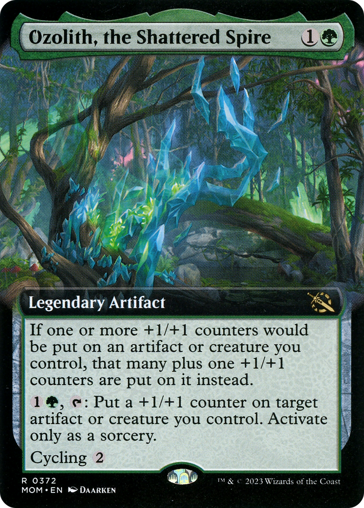 Ozolith, the Shattered Spire (MOM-372) (Extended Art) (Foil)
