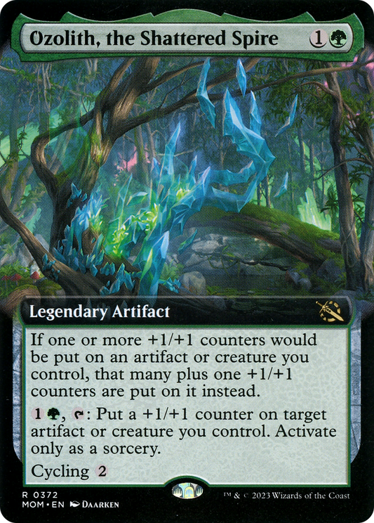 Ozolith, the Shattered Spire (MOM-372) (Extended Art) (Foil)