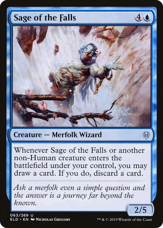 Sage of the Falls (ELD-063) (Foil)