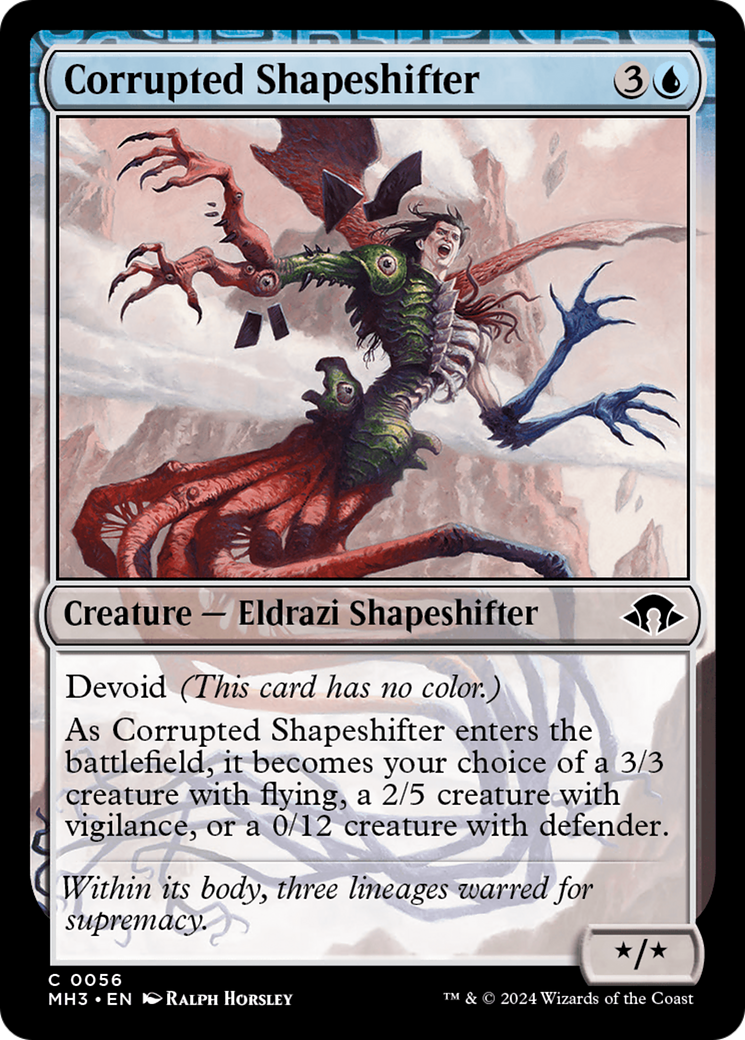 Corrupted Shapeshifter (MH3-056) (Foil)