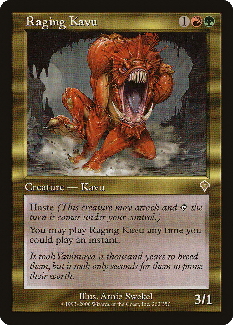 Raging Kavu (INV-262) (Foil)