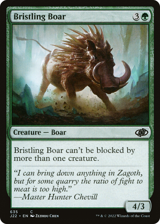 Bristling Boar (J22-635)