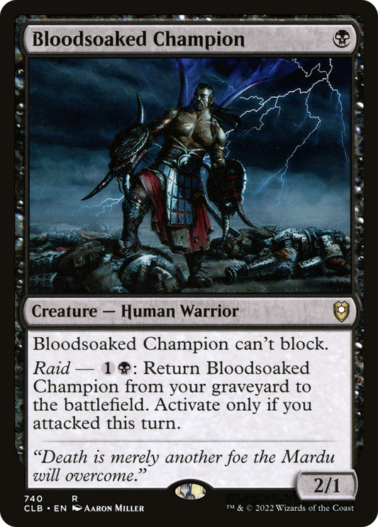 Bloodsoaked Champion (CLB-740)