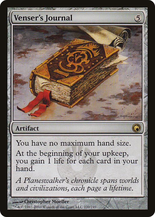 Venser's Journal (SOM-220) (Foil)