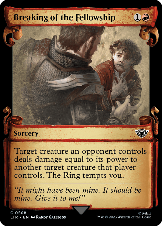 Breaking of the Fellowship (LTR-568) (Showcase) (Scroll)