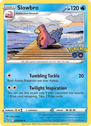 Slowbro (PGO-020) (Reverse Holofoil)