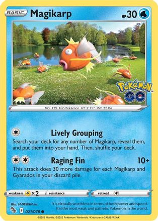 Magikarp (PGO-021) (Reverse Holofoil)