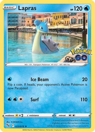 Lapras (PGO-023) (Reverse Holofoil)
