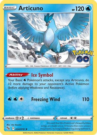 Articuno (PGO-024) (Holofoil)