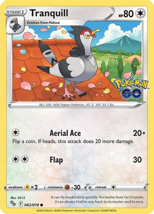 Tranquill (PGO-062) (Reverse Holofoil)